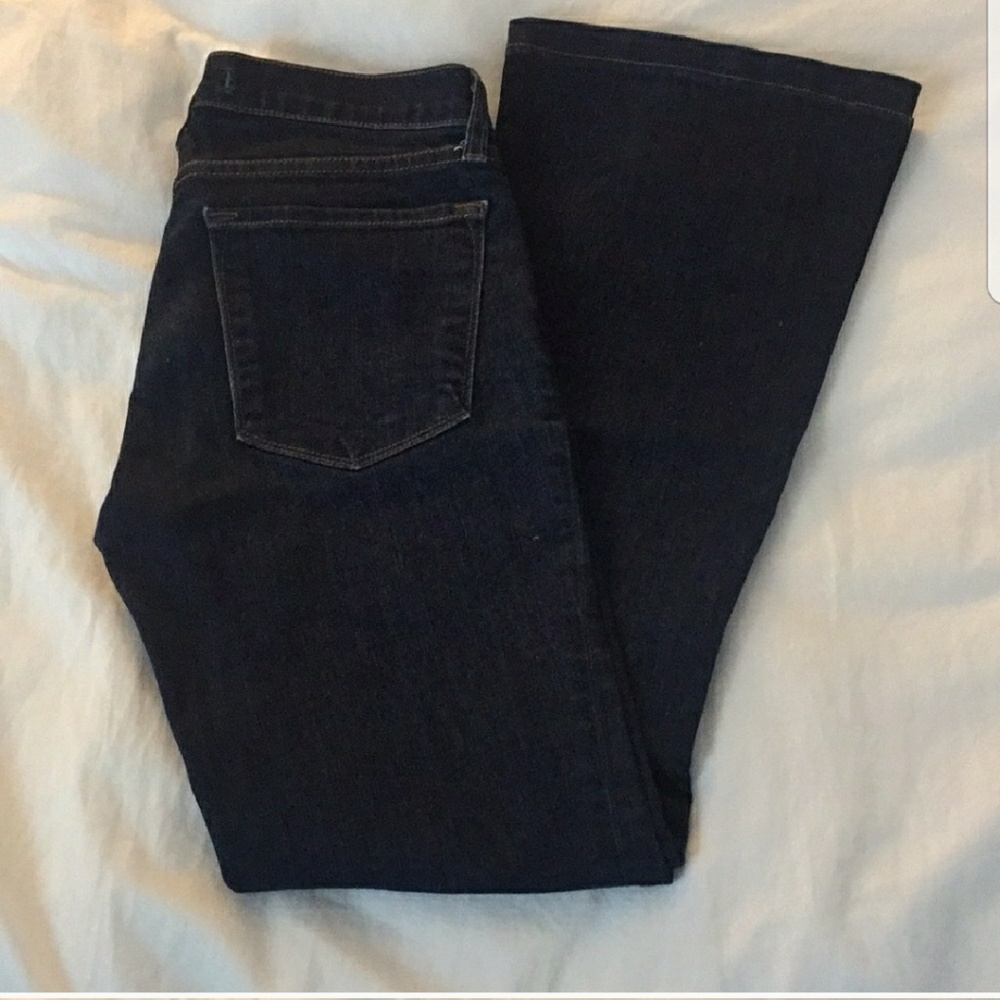 Flare dark wash jeans